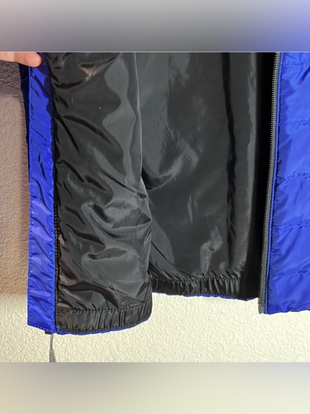 Spyder Prymo Women’s Down Puffer Jacket Medium Cobalt Blue Insulated Ski Layer - Picture 7 of 9